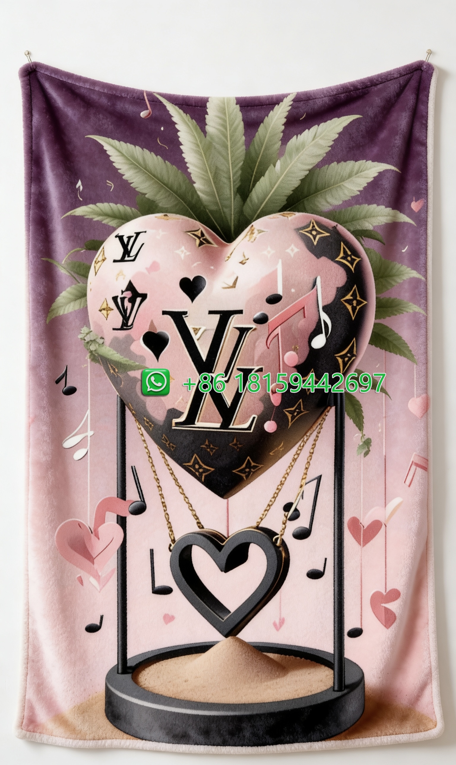 Louis Vuitton Throw Blankets
